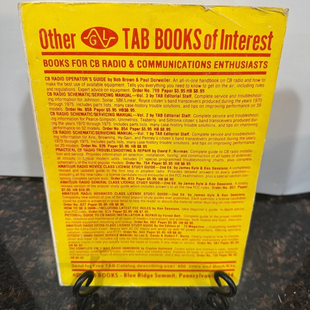 CB Radio Schematic Servicing Manual Vol 1 TAB 1970 1975 Kris Browning Hy Gain